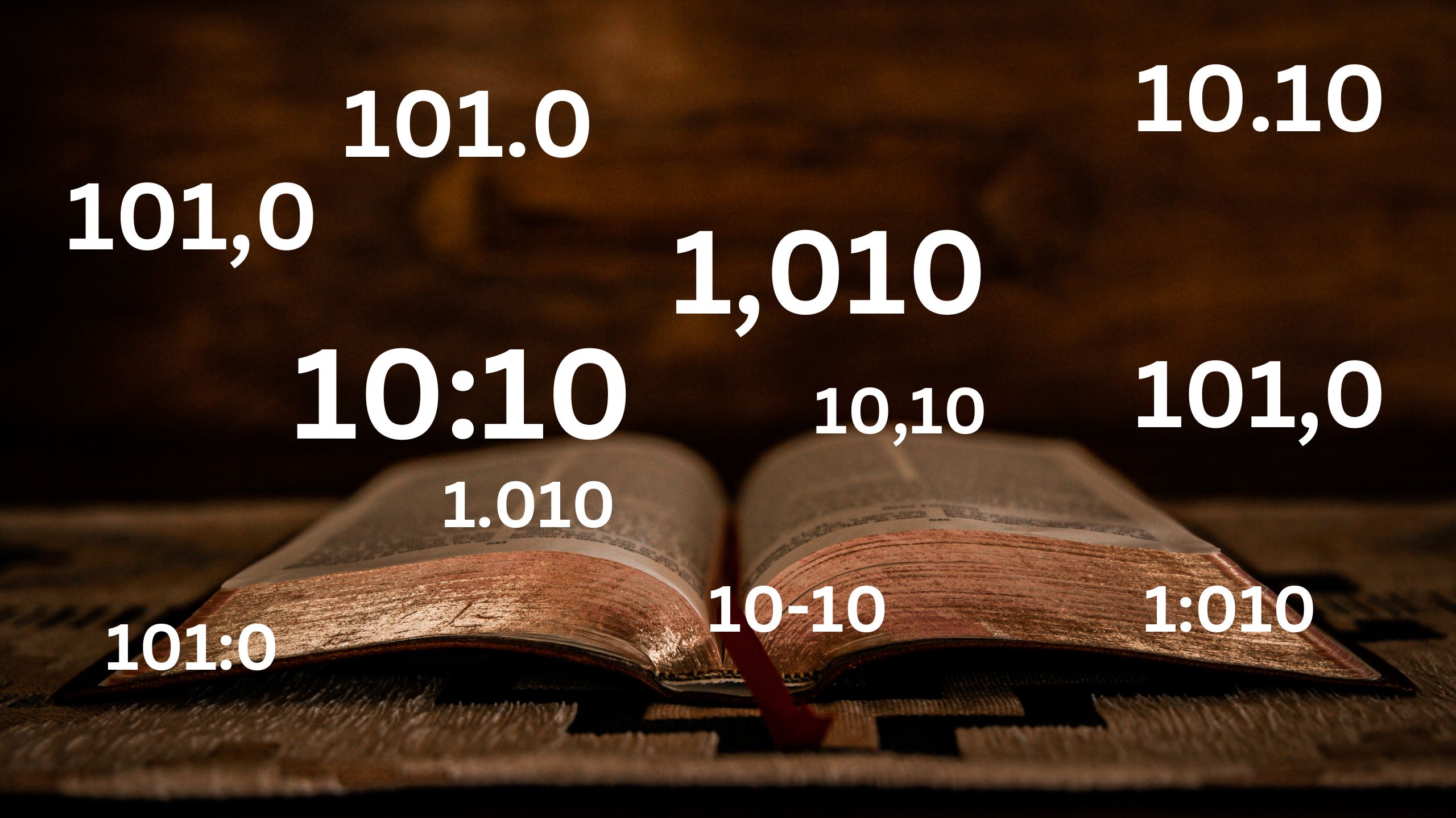 THE AMAZING MEANING OF 1010 IN THE BIBLE!