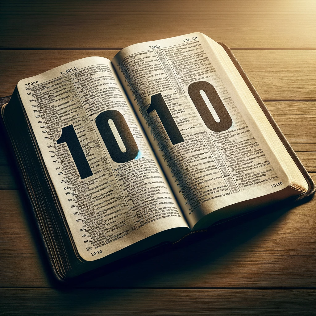 bible with the number 1010 meaning