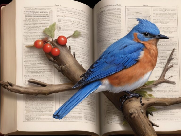 Biblical Significance of the Bluebird Bible Angels