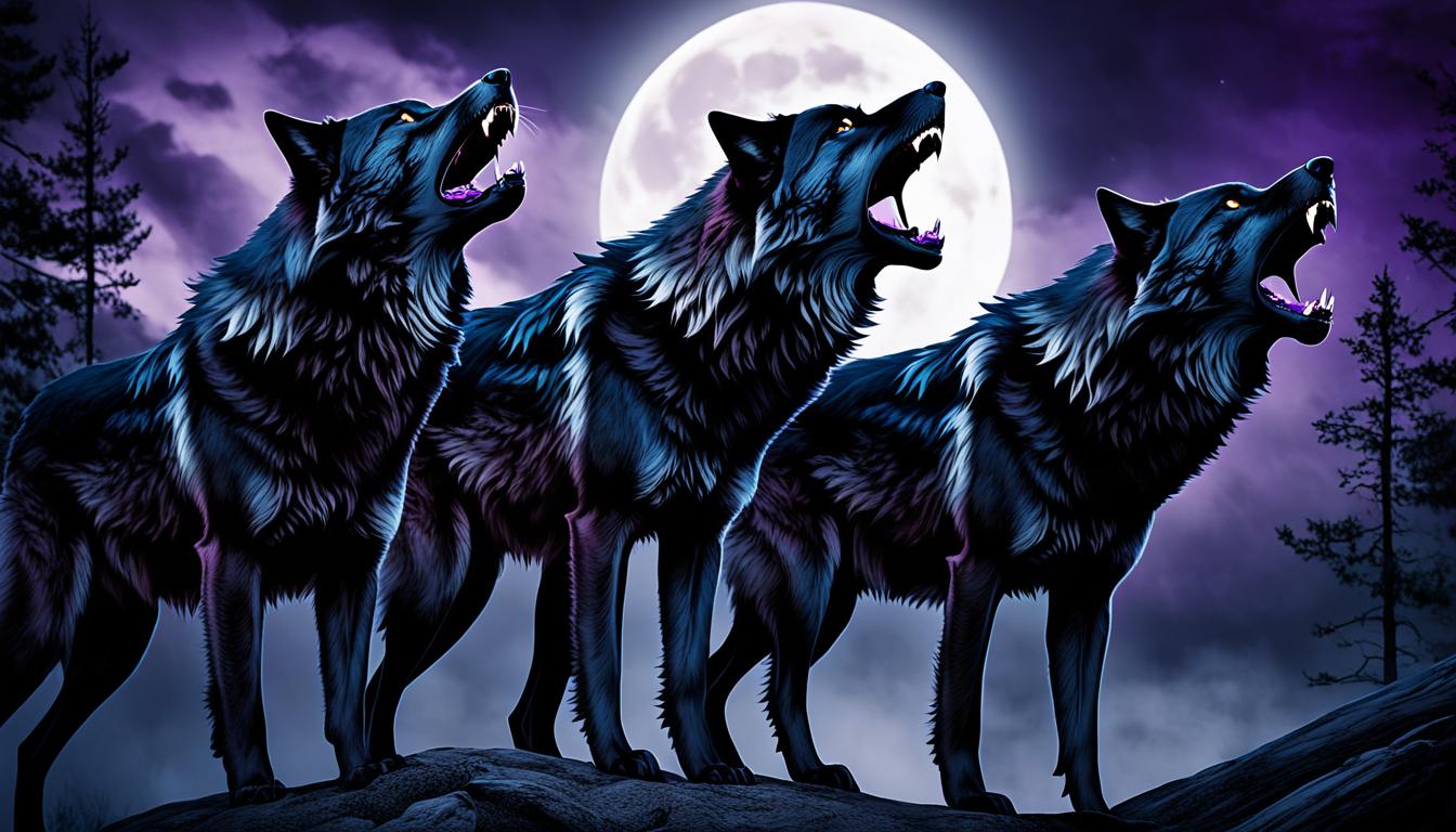 biblical meaning of black wolves in dreams