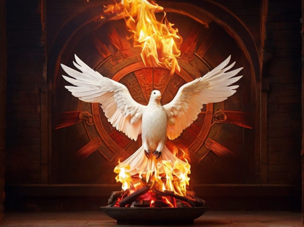 fire as The Holy Spirit's Symbol