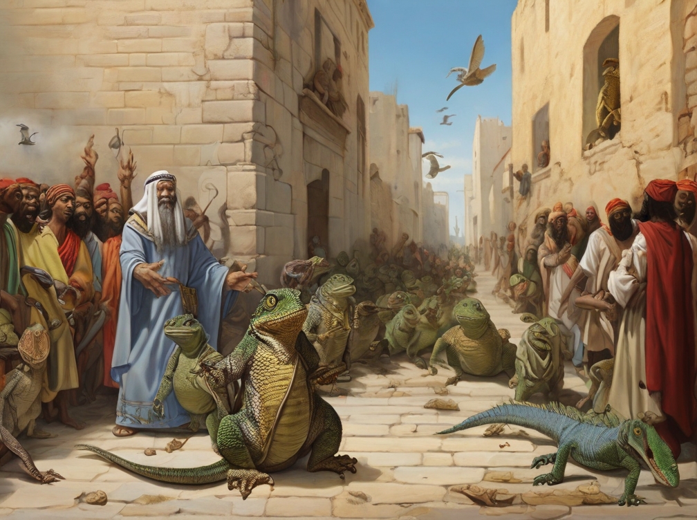 lizards in the bible