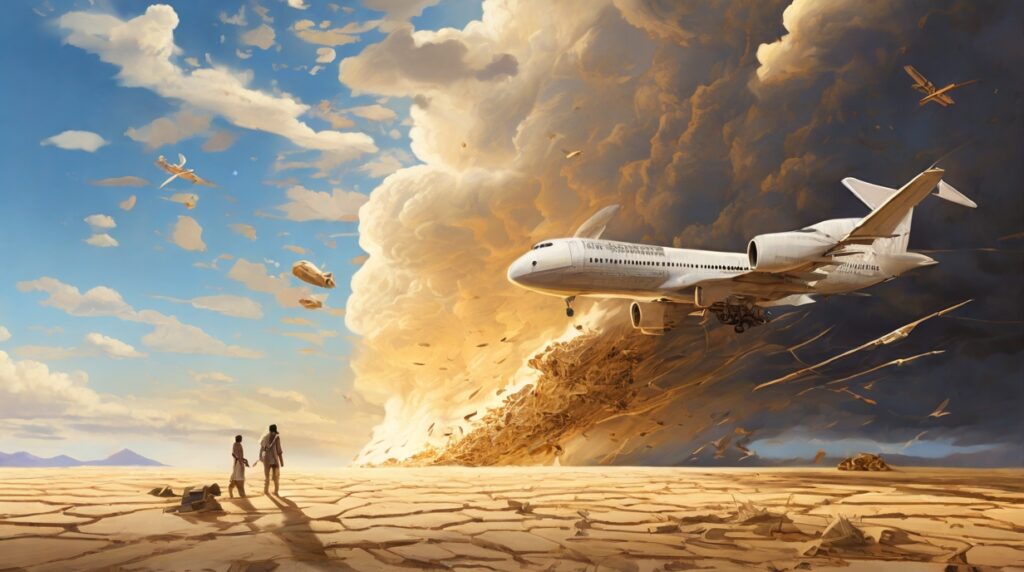 witnessing plane crash dream meaning biblical