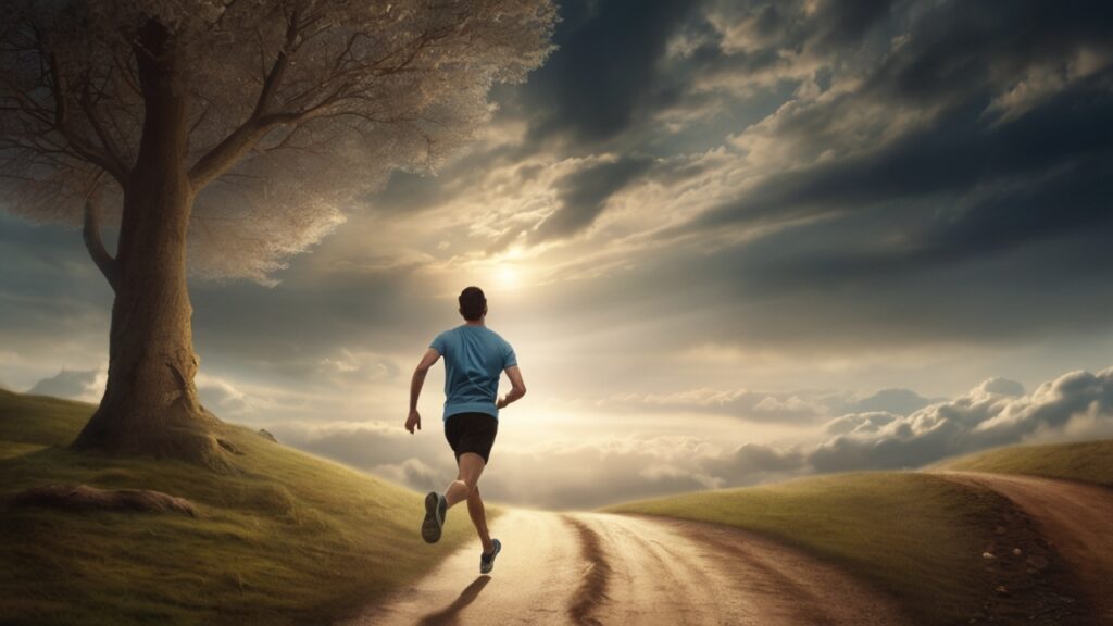 biblical meaning of running in a dream