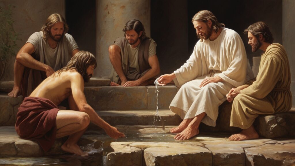jesus washing feet
