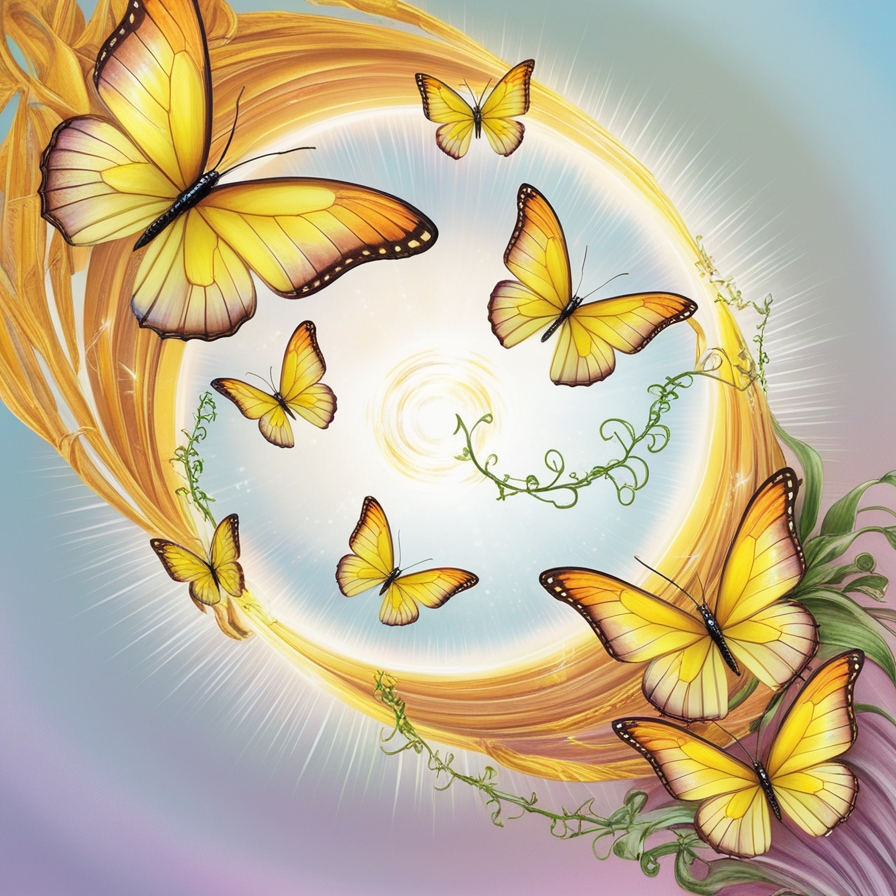 yellow butterfly symbolism biblical meaning